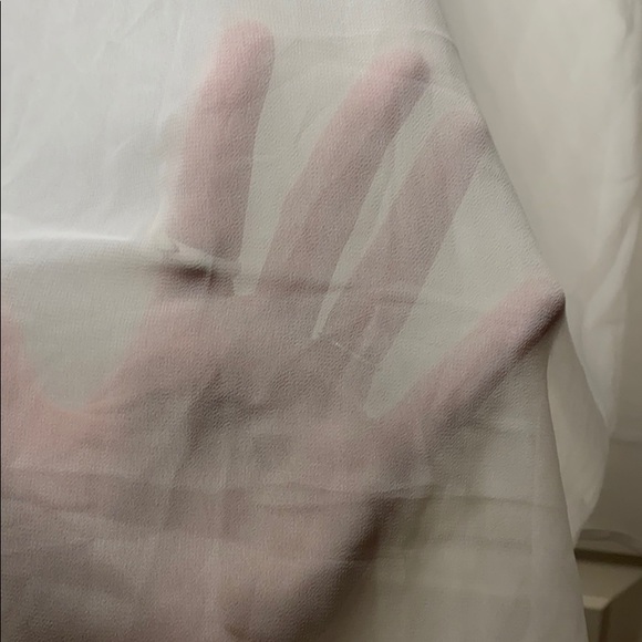 Express Sheer coverup w/ lace NWT - Picture 3 of 7